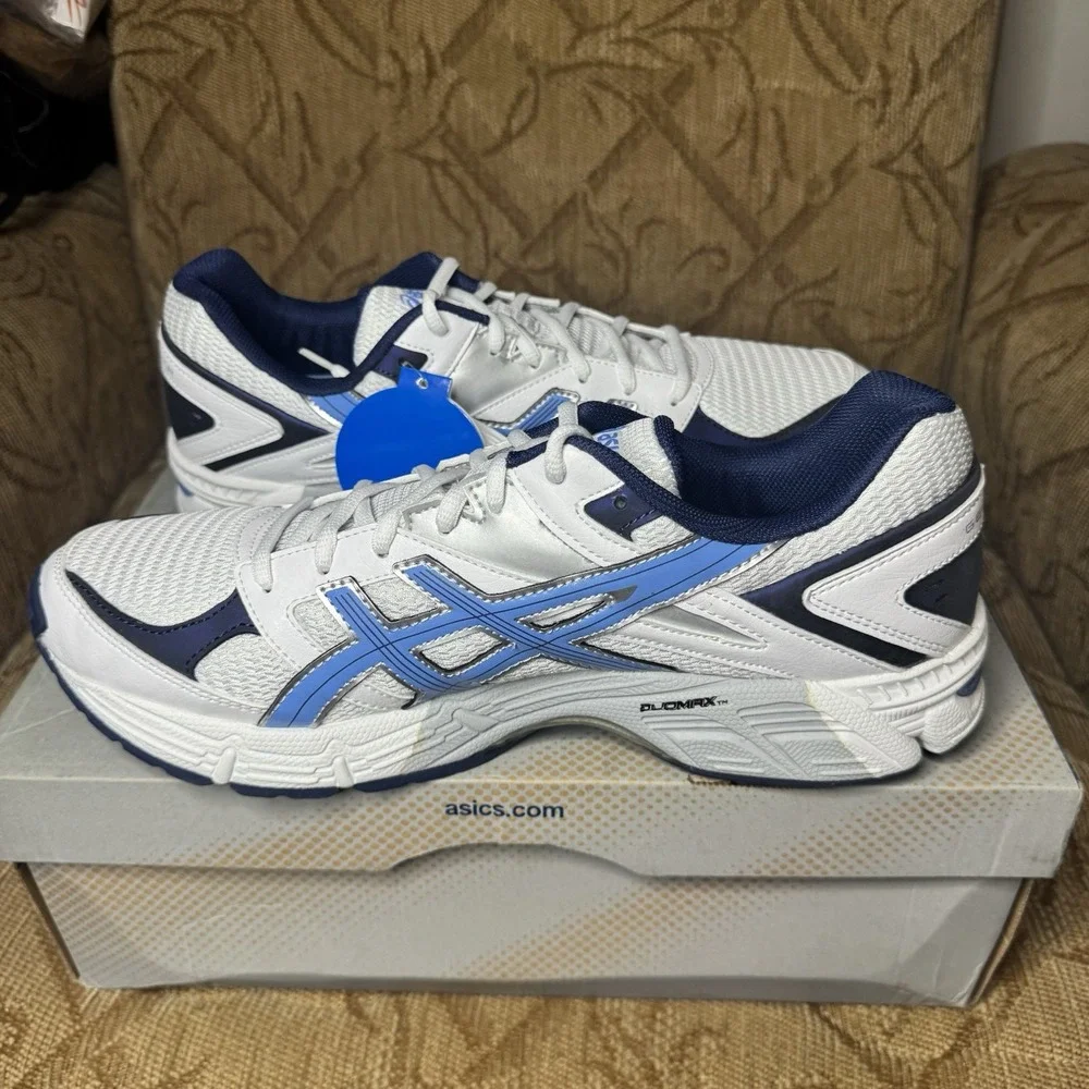 Asics Gel Isota 190TR Y2K Shoes Womens‎ 13 White Blue Silver Retro Sneakers